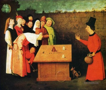  con - die conjuror Hieronymus Bosch